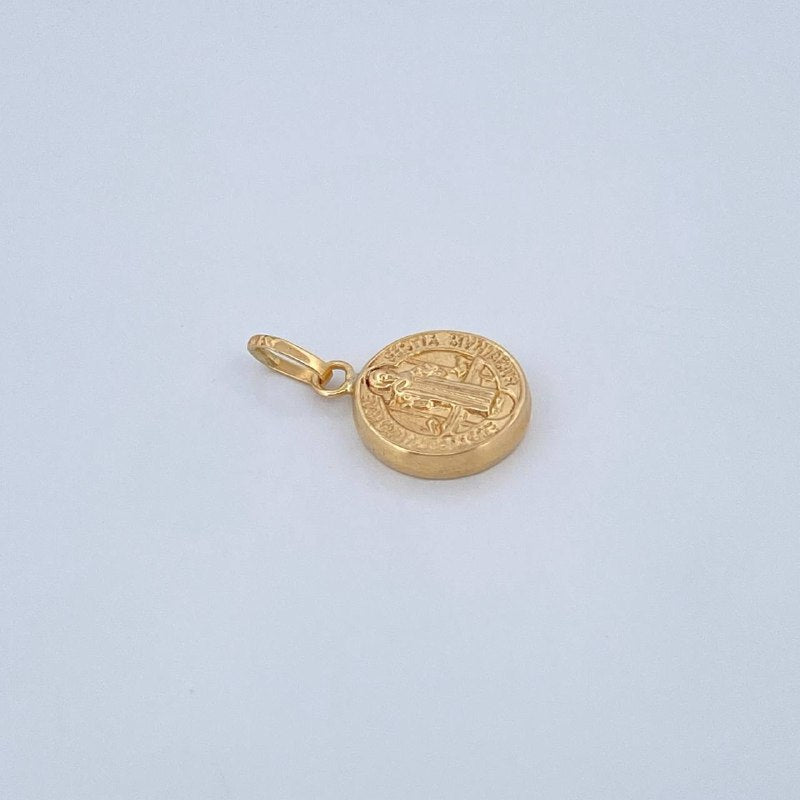 Dije San Benito 0.5gr / 1.7cm / Oro Amarillo 18K &