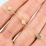 Pulso Trebol Aro Seguido 3.1 g / 21 cm / 4.7 mm Oro Amarillo 18K