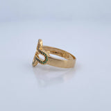Anillo Silueta Cruz 3.25gr / T6 3/4 / Oro 18K &