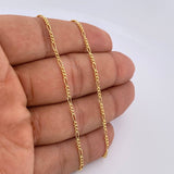 Cadena Figaro 2.45gr / 59cm / +1 Oro 18K &
