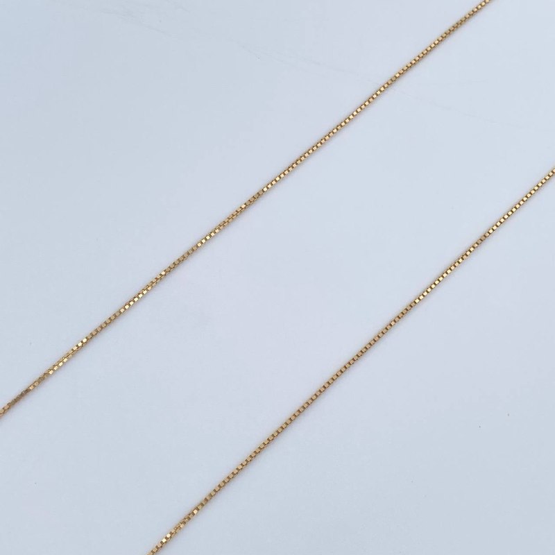 Set Cadena y Dije Veneciana + Silueta Corazon 1.4gr / Oro Amarillo 18K (Oferta) $