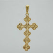 Dije Cruz Trebol 4.9 g / 5.9 cm Oro Amarillo 18K