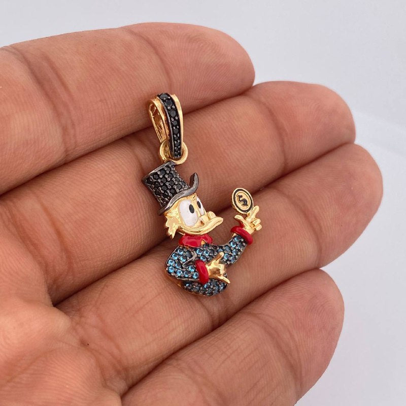 Dije Pato Inspirado 4.95gr / 3.6cm / Tres Oros 18K $