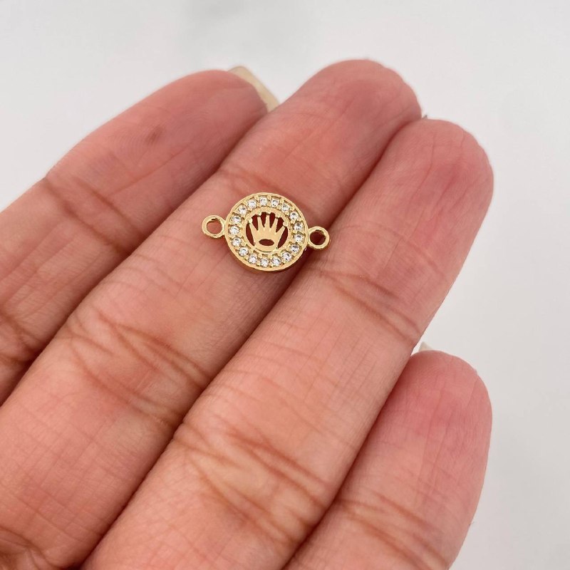 Herraje Corona 0.65 g / 1.3 cm Oro Amarillo 18K