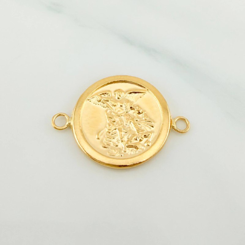Herraje San Miguel Arcangel 1.35 g / 2.6 cm Oro Amarillo 18K