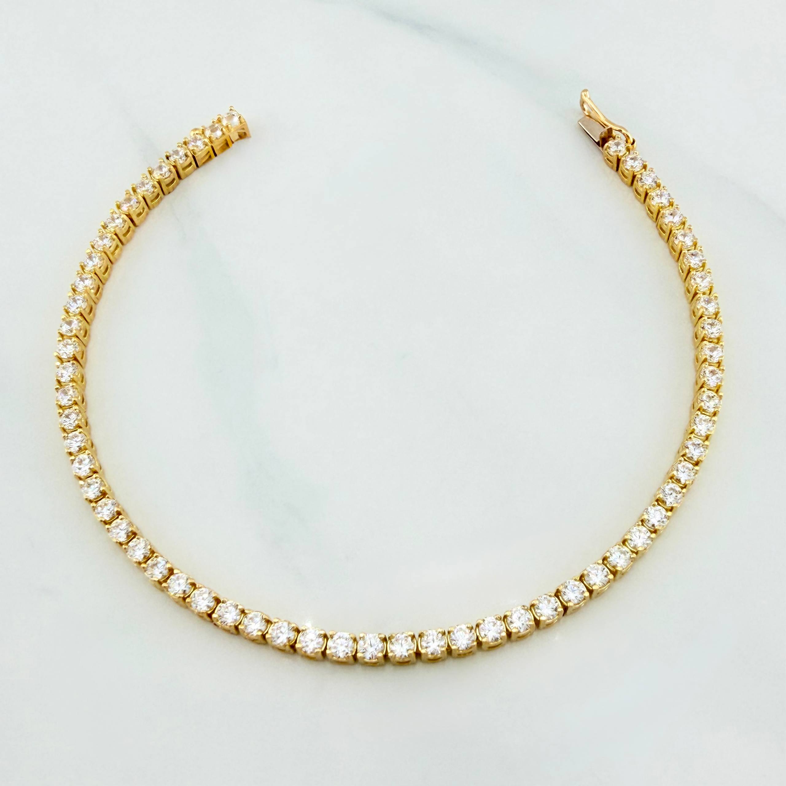 Pulso Tennis 11.35 g / 19.2 cm / 2.9 mm Oro Amarillo 18K