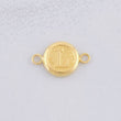 Herraje Circulo Letra L 0.4g / 1.5cm Oro Amarillo 18K