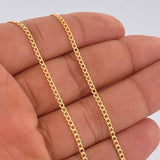 Cadena Cubana 2gr / 45cm / Oro Amarillo +1 18K $