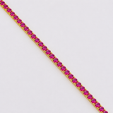 Pulso Tenis 3.85g / 18cm / 1.6mm Oro Amarillo 18K