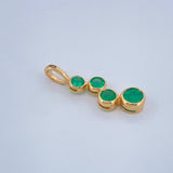 Dije Bolas 0.85gr / 2.1cm / Oro Amarillo 18K $