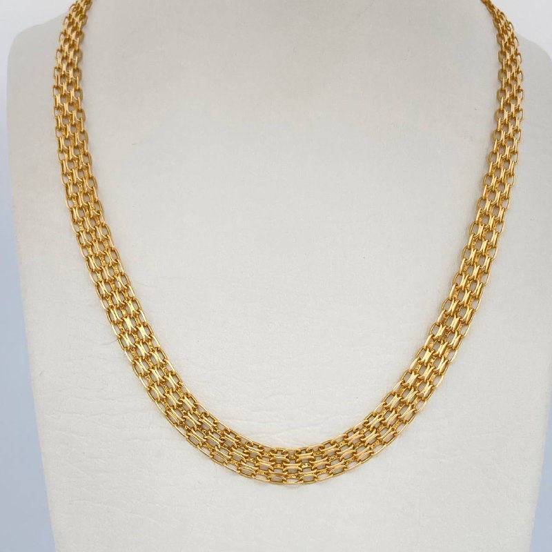 Cadena China 15.35gr / 60cm / Oro Amarillo +1 18K $