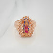 Anillo Virgen De Guadalupe 6.4 g / T7 1/2 Oro Rosa 18K