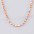 Cadena Militar 14.2g / 60cm / 2.9mm Oro Rosa 18K