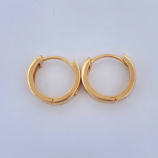 Candongas Tornillo 2.8gr / 1.3cm / Oro Amarillo 18K $