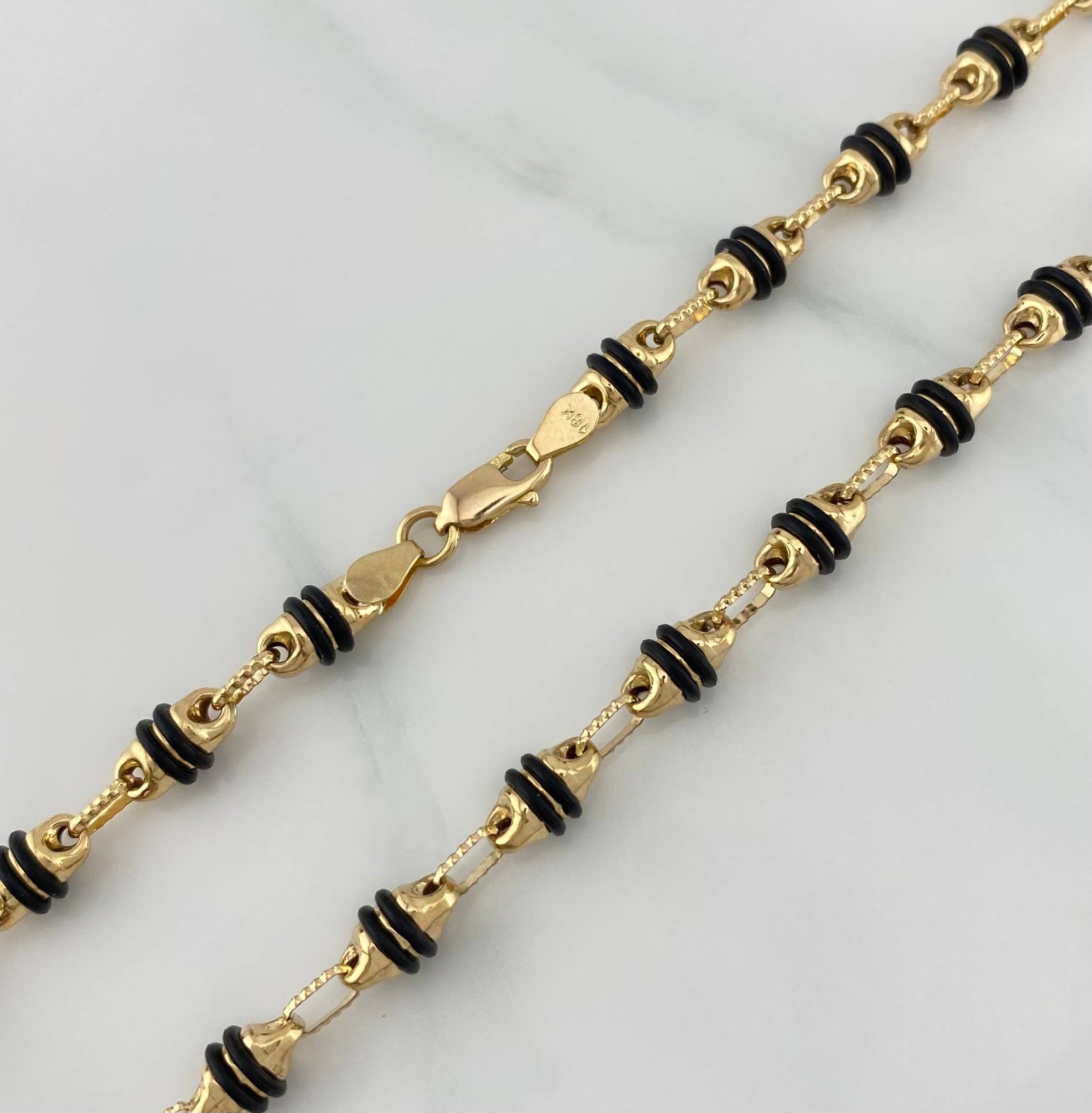 Cadena Rustica Barril 15.5 g / 62 cm / 4.2 mm Oro Amarillo 18K