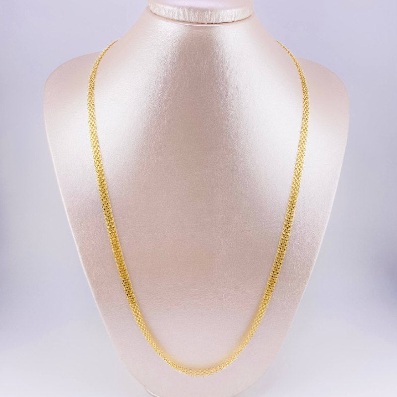 Cadena China 4.25g / 45cm / 3.3mm Oro Amarillo 18K