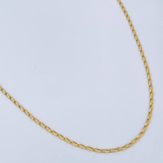 Cadena Espiga 1.65gr / 45cm / Oro Amarillo +3 18K $