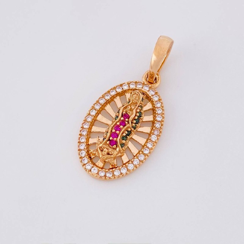Dije Virgen De Guadalupe 2.4g / 2.5cm Oro Rosa 18K