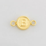 Herraje Circulo Letra B 0.45g / 1.5cm Oro Amarillo 18K