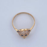 Anillo Rostro Oso 2.2gr / T6 1/4 / Oro Amarillo 18K &