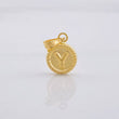Dije Circulo Letra Y 0.4g / 1.5cm Oro Amarillo 18K