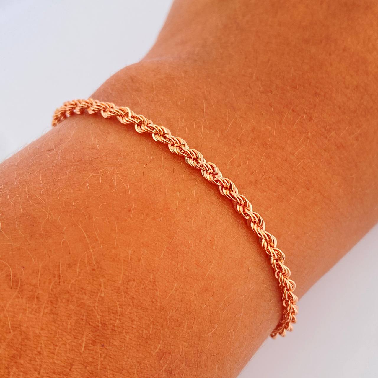 Pulso Lazo 2gr / 18.8cm / Oro Rosa +3 18K $