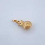 Dije Bolsa De Dinero 0.45gr / 1.8cm / Oro Amarillo 18K &