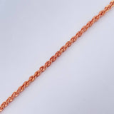 Pulso Lazo 2gr / 18.8cm / Oro Rosa +3 18K $