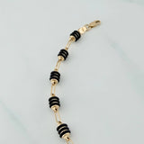 Tobillera Rustica Barril 6.15 g / 26.5 cm / 4.3 mm Oro Amarillo 18K