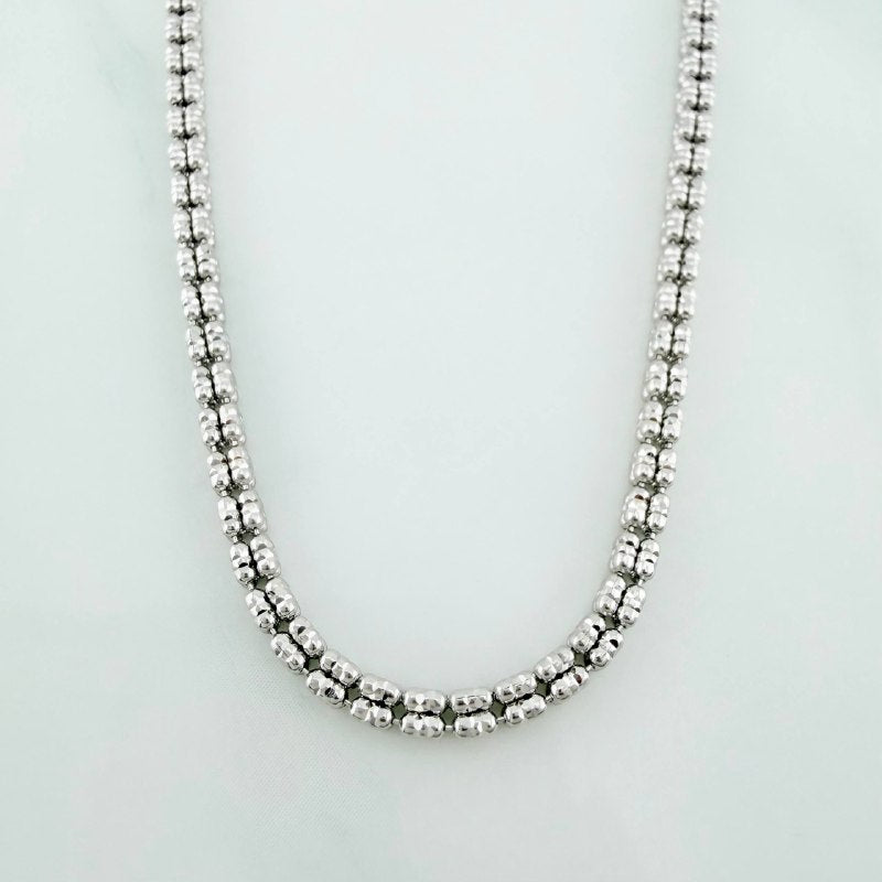 Cadena Ice 15.75 g / 60.5 cm / 2.35 mm Oro Blanco 18K