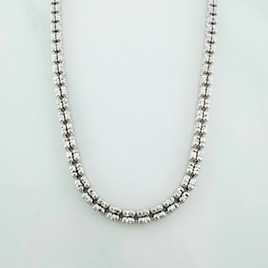 Cadena Ice 15.75 g / 60.5 cm / 2.35 mm Oro Blanco 18K