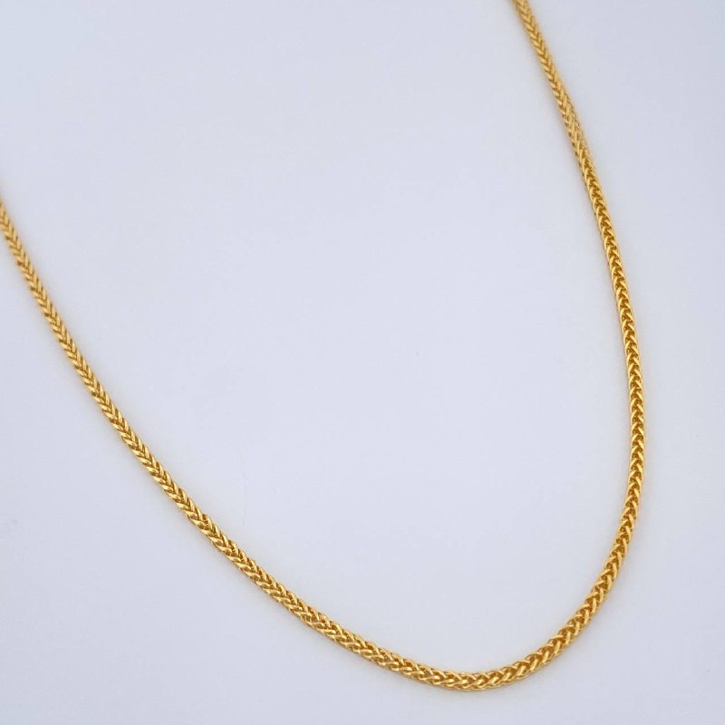 Cadena Franco 2.3gr / 50cm / Oro Amarillo +3 18K $