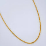 Cadena Franco 2.3gr / 50cm / Oro Amarillo +3 18K $