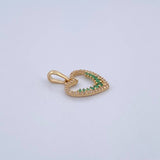 Dije Silueta Corazon 1.4gr / 2.1cm / Oro 18K &