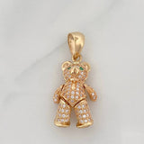 Dije Oso Corbata Articulado 4.45 g / 3 cm Oro Amarillo 18K