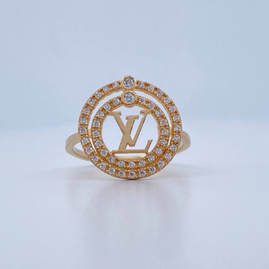 Anillo Lv 2.55gr / T6 1/2 / Oro Amarillo 18K &