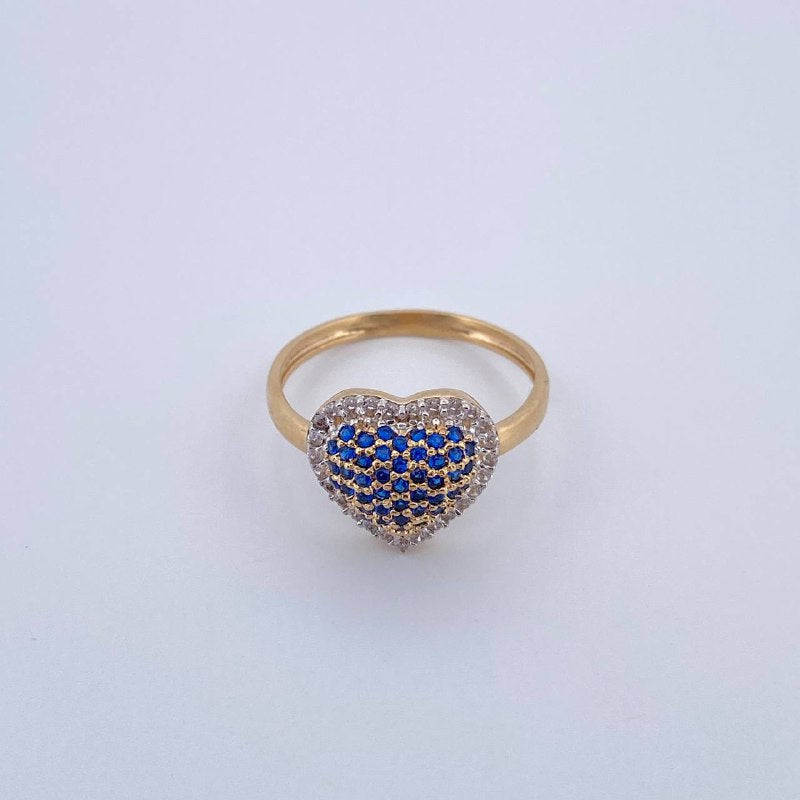 Anillo Corazon 2.75gr / T6 3/4 / Oro 18K &