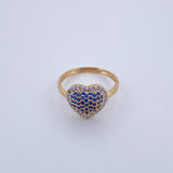 Anillo Corazon 2.75gr / T6 3/4 / Oro 18K &