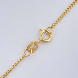 Set Cadena y Dije Mini Cubana + San Benito 1.65gr / Oro Amarillo 18K (Oferta) $