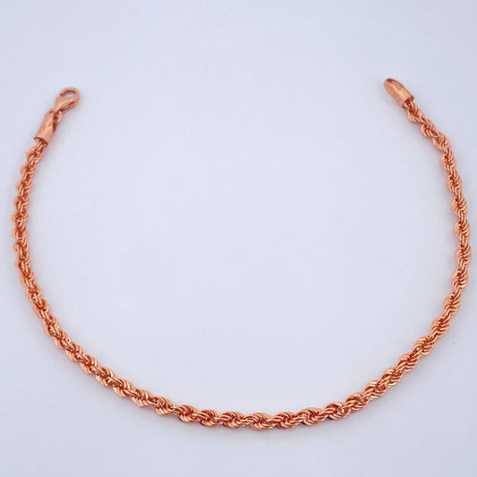 Pulso Lazo 2gr / 18.8cm / Oro Rosa +3 18K $