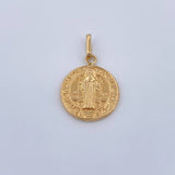 Dije San Benito 0.9gr / 2.3cm / Oro Amarillo 18K &