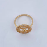 Anillo Lv 2.55gr / T6 1/2 / Oro Amarillo 18K &