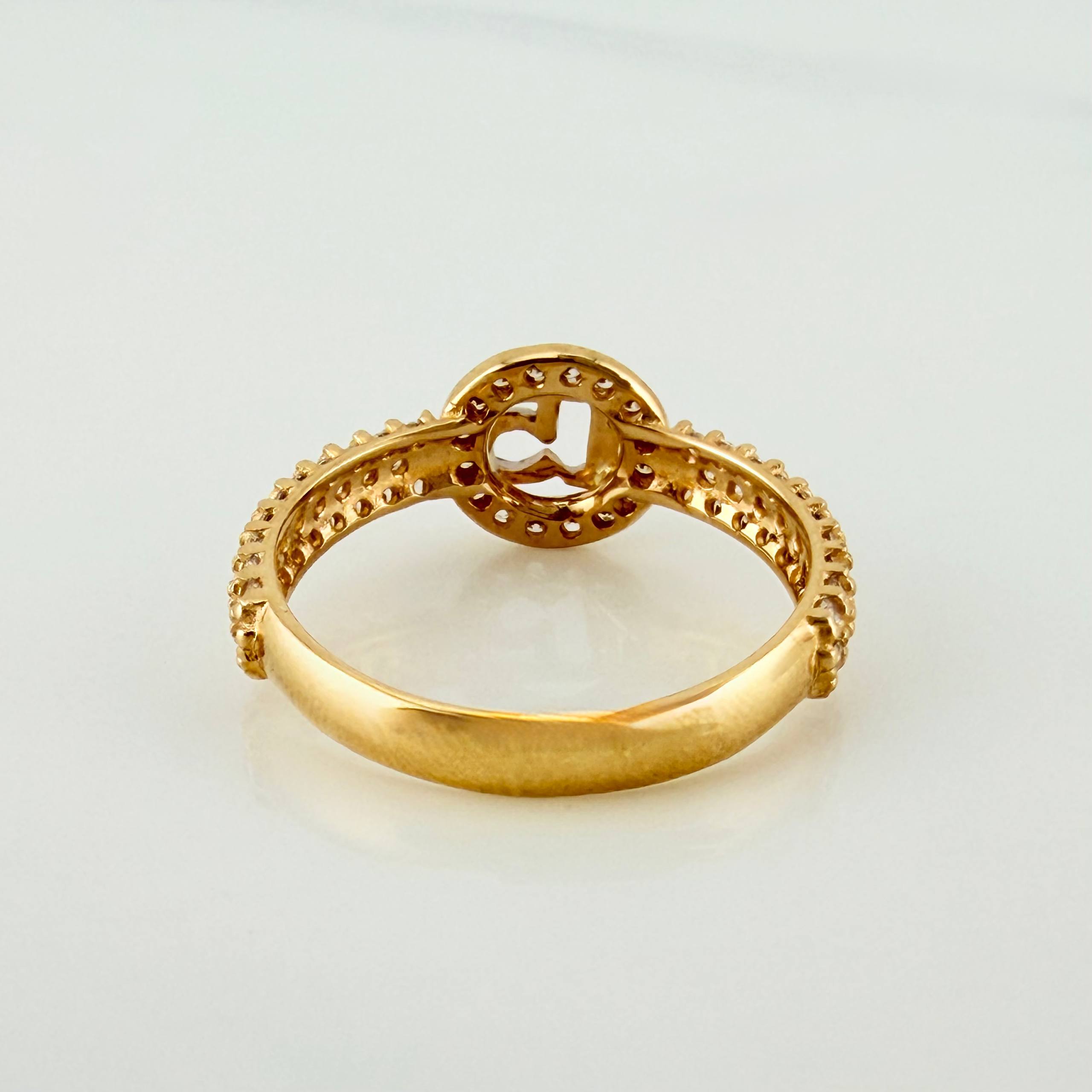 Anillo 15´S 2.25 g / T5 3/4 Dos Oros Amarillo Blanco 18K