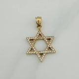 Dije Estrella De David 1.75 g / 2.8 cm Oro Amarillo 18K