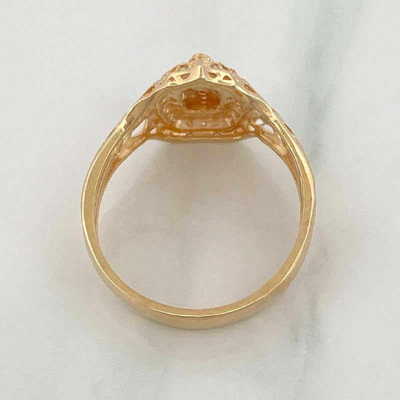 Anillo Virgen Guadalupe 3.6 g / T7 1/4 Oro Amarillo 18K