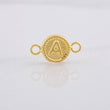Herraje Circulo Letra A 0.4g / 1.5cm Oro Amarillo 18K