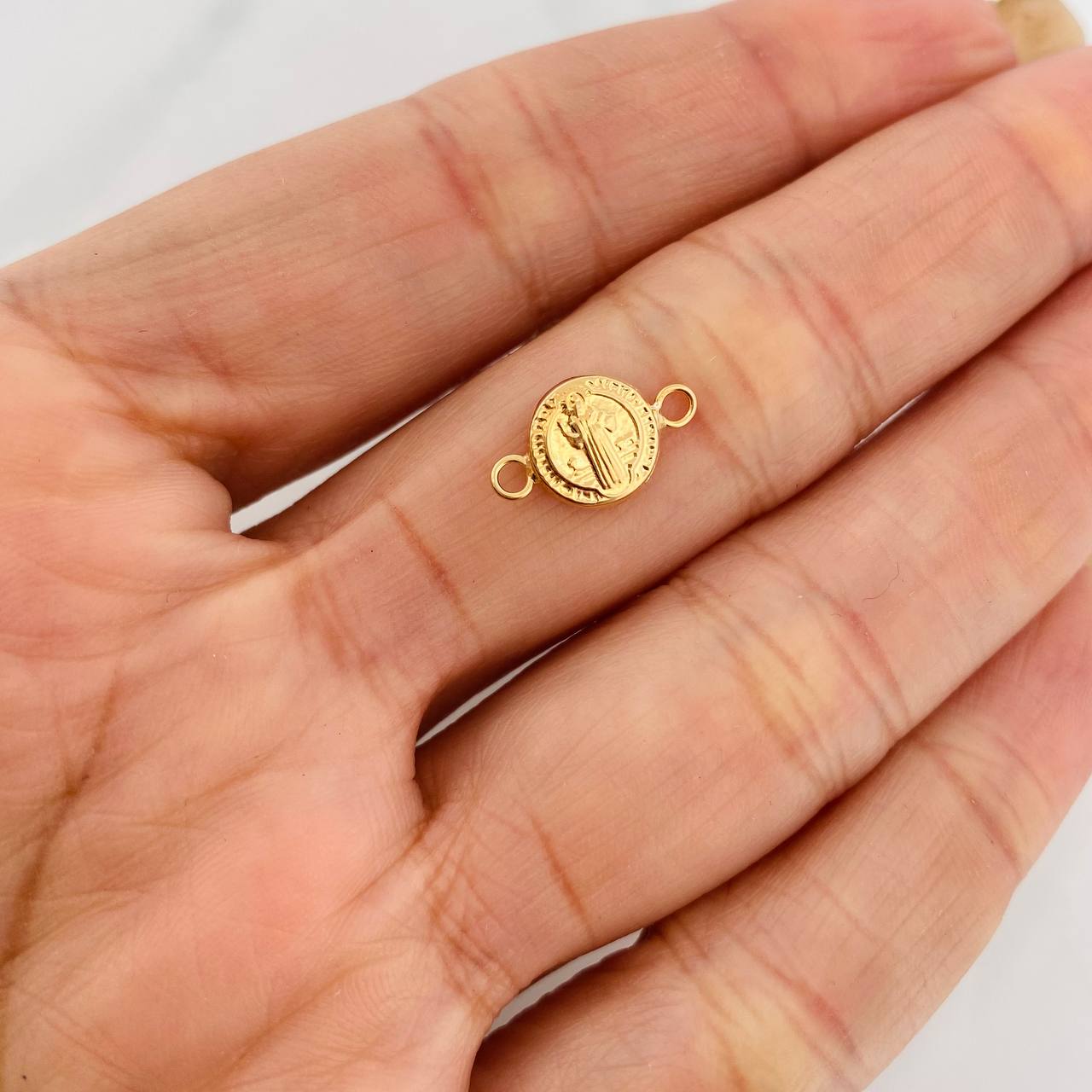 Herraje San Benito 0.35g / 1.5cm Oro Amarillo 18K