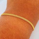 Pulso Sedusa 1.5gr / 18.2cm / Oro Amarillo +3 18K $