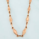 Cadena Rustica Eslabon 8.35 g / 51 cm / 4 mm Oro Rosa 18K