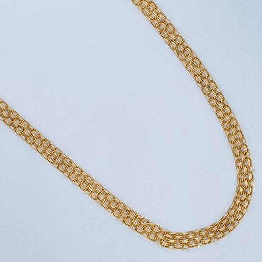 Cadena China 14.65gr / 60cm / Oro Amarillo +1 18K $
